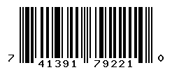 UPC barcode number 741391792210