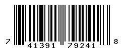 UPC barcode number 741391792418