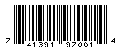 UPC barcode number 741391970014