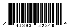 UPC barcode number 741393222494