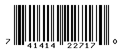 UPC barcode number 741414227170