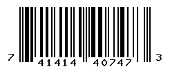 UPC barcode number 741414407473