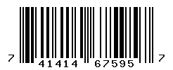 UPC barcode number 741414675957