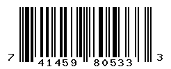 UPC barcode number 741459805333