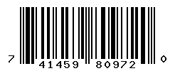 UPC barcode number 741459809720