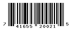 UPC barcode 741655200215