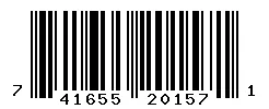 UPC barcode 741655201571