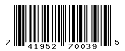 UPC barcode number 741952700395