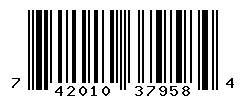 UPC barcode number 742010379584