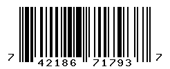 UPC barcode number 742186717937