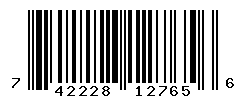 UPC barcode number 742228127656