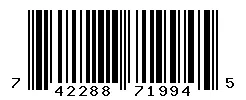 UPC barcode 742288719945