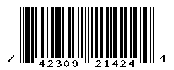 UPC barcode number 742309214244