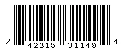 UPC 742315311494 barcode image