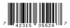 UPC barcode 742315355207