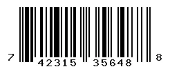 UPC barcode 742315356488