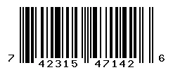 UPC barcode 742315471426