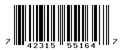 UPC barcode 742315551647