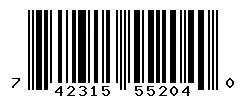 UPC barcode 742315552040