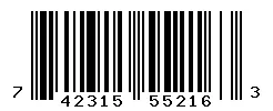 UPC barcode 742315552163