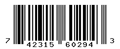 742315602943 barcode