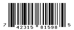 UPC barcode 742315815985