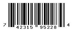 UPC barcode 742315952284