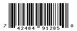 UPC barcode number 742484912850