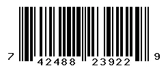 UPC barcode 742488239229