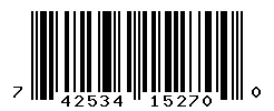 UPC barcode 742534152700