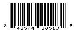 UPC barcode 742574205138