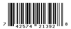 UPC barcode 742574213928