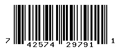UPC barcode 742574297911