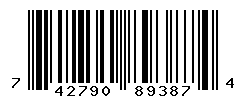 UPC barcode number 742790893874