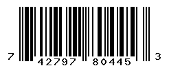 UPC barcode number 742797804453