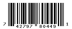 UPC barcode number 742797804491