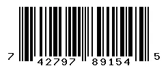 UPC barcode 742797891545