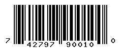 UPC barcode number 742797900100