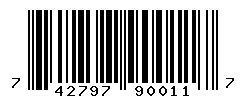 UPC barcode number 742797900117