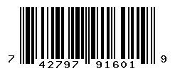 UPC barcode number 742797916019
