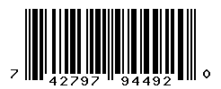 UPC barcode number 742797944920