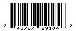 UPC barcode number 742797991047