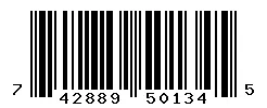 UPC barcode 742889501345