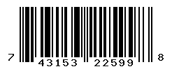 UPC barcode number 743153225998