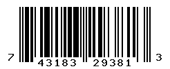 UPC barcode number 743183293813