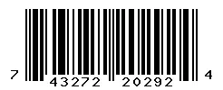 UPC 743272202924 barcode image