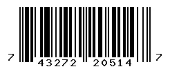 UPC barcode 743272205147