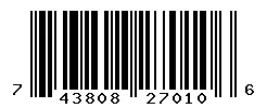 743808270106 barcode