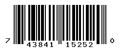 UPC barcode number 743841152520