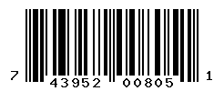 UPC barcode number 743952008051